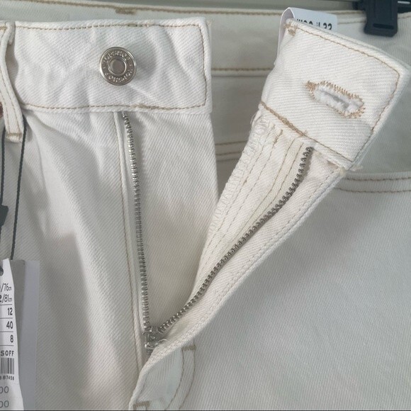 Topshop Straight white Jeans size 30 - Picture 10 of 10